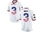 2016 US Flag Fashion-Men's Georgia Bulldogs Todd Gurley II #3 College Football Limited Jerseys - White