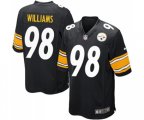 Pittsburgh Steelers #98 Vince Williams Game Black Team Color Football Jersey