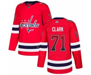 Washington Capitals #71 Kody Clark Authentic Red Drift Fashion NHL Jersey