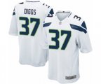 Seattle Seahawks #37 Quandre Diggs Game White Football Jersey