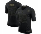 Chicago Bears #52 Khalil Mack 2020 Salute To Service Limited Jersey Black