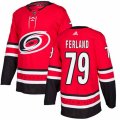 Carolina Hurricanes #79 Michael Ferland Red Home Authentic Stitched NHL Jersey