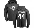 Los Angeles Rams #44 Jacob McQuaide Ash One Color Pullover Hoodie