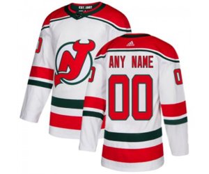 New Jersey Devils Custom Premier White Alternate Hockey Jersey