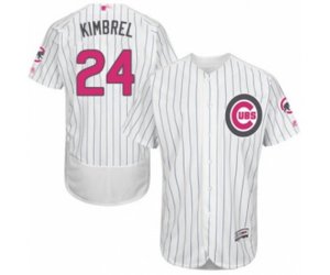 Chicago Cubs Craig Kimbrel Authentic White 2016 Mother\'s Day Fashion Flex Base Baseball Player Jersey