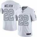 Oakland Raiders #22 Rashaan Melvin Limited White Rush Vapor Untouchable NFL Jersey