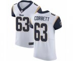 Los Angeles Rams #63 Austin Corbett White Vapor Untouchable Elite Player Football Jersey