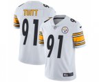 Pittsburgh Steelers #91 Stephon Tuitt White Vapor Untouchable Limited Player Football Jersey