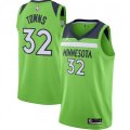 Minnesota Timberwolves #32 Karl-Anthony Towns Jordan Brand Green 2020-21 Swingman Jersey
