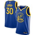 Golden State Warriors #30 Stephen Curry Nike Royal 2020-21 Swingman Jersey