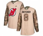 New Jersey Devils #8 Will Butcher Authentic Camo Veterans Day Practice Hockey Jersey