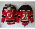 New Jersey Devils #26 Patrik Elias Red Pullover Hooded A