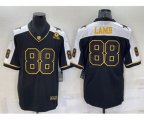 Dallas Cowboys #88 CeeDee Lamb Black Gold Thanksgiving With Patch Stitched Jersey