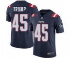 New England Patriots #45 Donald Trump Limited Navy Blue Rush Vapor Untouchable Football Jersey