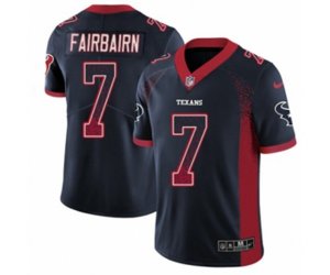 Houston Texans #7 Ka\'imi Fairbairn Limited Navy Blue Rush Drift Fashion NFL Jersey