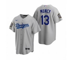 Los Angeles Dodgers Max Muncy Gray 2020 World Series Replica Jersey
