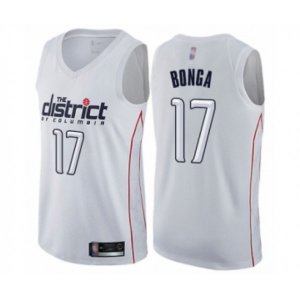 Washington Wizards #17 Isaac Bonga Swingman White Basketball Jersey - City Edition