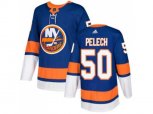 New York Islanders #50 Adam Pelech Royal Blue Home Authentic Stitched NHL Jersey