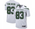 New York Jets #83 Eric Tomlinson Game White Football Jersey