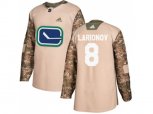 Vancouver Canucks #8 Igor Larionov Camo Authentic 2017 Veterans Day Stitched NHL Jersey