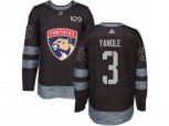 Florida Panthers #3 Keith Yandle Black 1917-2017 100th Anniversary Stitched NHL Jersey