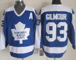 Toronto Maple Leafs #93 Doug Gilmour 1978 CCM Vintage Throwback Blue NHL Jerseys