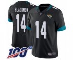 Jacksonville Jaguars #14 Justin Blackmon Black Team Color Vapor Untouchable Limited Player 100th Season Football Jersey
