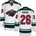Minnesota Wild #26 Daniel Winnik Authentic White Away NHL Jersey