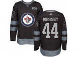 Winnipeg Jets #44 Josh Morrissey Black 1917-2017 100th Anniversary Stitched NHL Jersey