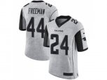 Atlanta Falcons #24 Devonta Freeman Gray Stitched NFL Limited Gridiron Gray II Jersey