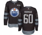 Edmonton Oilers #60 Olivier Rodrigue Authentic Black 1917-2017 100th Anniversary NHL Jersey