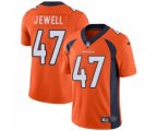 Denver Broncos #47 Josey Jewell Orange Team Color Vapor Untouchable Limited Player Football Jersey