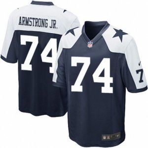 Dallas Cowboys #74 Dorance Armstrong Jr. Game Navy Blue Throwback Alternate NFL Jersey