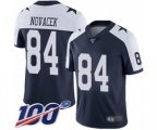 Dallas Cowboys #84 Jay Novacek Navy Blue Throwback Alternate Vapor Untouchable Limited Player 100th Season Football Jersey