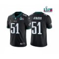 Philadelphia Eagles #51 Cam Jurgens Black Super Bowl LVII Vapor Untouchable Limited Stitched Jersey