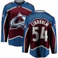 Colorado Avalanche #54 Anton Lindholm Fanatics Branded Maroon Home Breakaway NHL Jersey