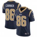 Los Angeles Rams #86 Derek Carrier Navy Blue Team Color Vapor Untouchable Limited Player NFL Jersey