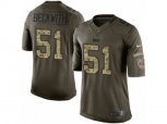 Tampa Bay Buccaneers #51 Kendell Beckwith Limited Green Salute to Service NFL Jersey