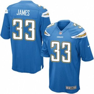 Los Angeles Chargers #33 Derwin James Game Electric Blue Alternate NFL Jersey