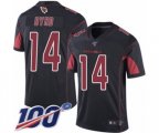 Arizona Cardinals #14 Damiere Byrd Limited Black Rush Vapor Untouchable 100th Season Football Jersey