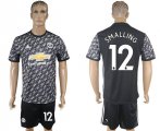 2017-18 Manchester United 12 SMALLING Away Soccer Jersey