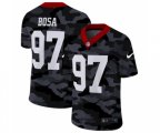 San Francisco 49ers #97 Nick Bosa 2020 Camo Salute to Service Limited Jersey