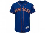 New York Mets Majestic Alternate Road Blank Royal Flex Base Authentic Collection Team Jersey
