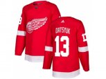 Detroit Red Wings #13 Pavel Datsyuk Red Home Authentic Stitched NHL Jersey