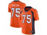 Denver Broncos #75 Menelik Watson Vapor Untouchable Limited Orange Team Color NFL Jersey