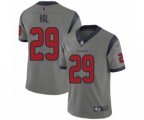 Houston Texans #29 Andre Hal Limited Gray Inverted Legend Football Jersey