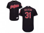 Cleveland Indians #31 Danny Salazar Navy Blue Flexbase Authentic Collection MLB Jersey