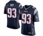 New England Patriots #93 Lawrence Guy Game Navy Blue Team Color Football Jersey