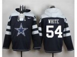 Dallas Cowboys #54 Randy White Navy Blue Player Pullover Hoodie