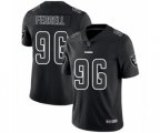 Oakland Raiders #96 Clelin Ferrell Black Impact Limited Football Jersey